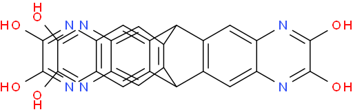 6,13-dihydro-6,13-[6,7]epiquinoxalinobenzo[1,2-g:4,5-g']diquinoxaline-2,3,9,10,18,19-hexaol
