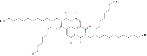 4,9-二溴-2,7-双(2-辛基十二烷基)苯并[lmn][3,8]菲咯啉-1,3,6,8-(2H,7H)-四酮
