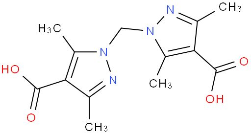1,1'-methylenebis(3,5-dimethyl-1H-pyrazole-4-carboxylic acid)