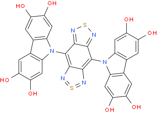 4,7-bis(2,3,6,7-tetrahydroxy-9H-carbazol-9-yl)benzo[1,2-c:4,5-c']bis([1,2,5]thiadi  azole)