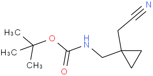 tert-butyl ((1-(cyanomethyl)cyclopropyl)methyl)carbamate