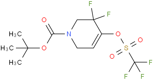 3,3-二氟-4-(((三氟甲基)磺酰基)氧基)-3,6-二氢吡啶-1(2H)-羧酸叔丁酯